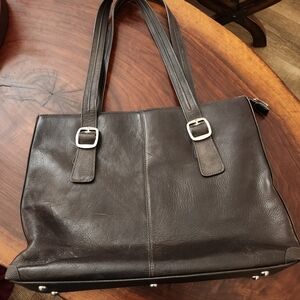 Gun Tote'n Mamas Dark Brown Leather Bag